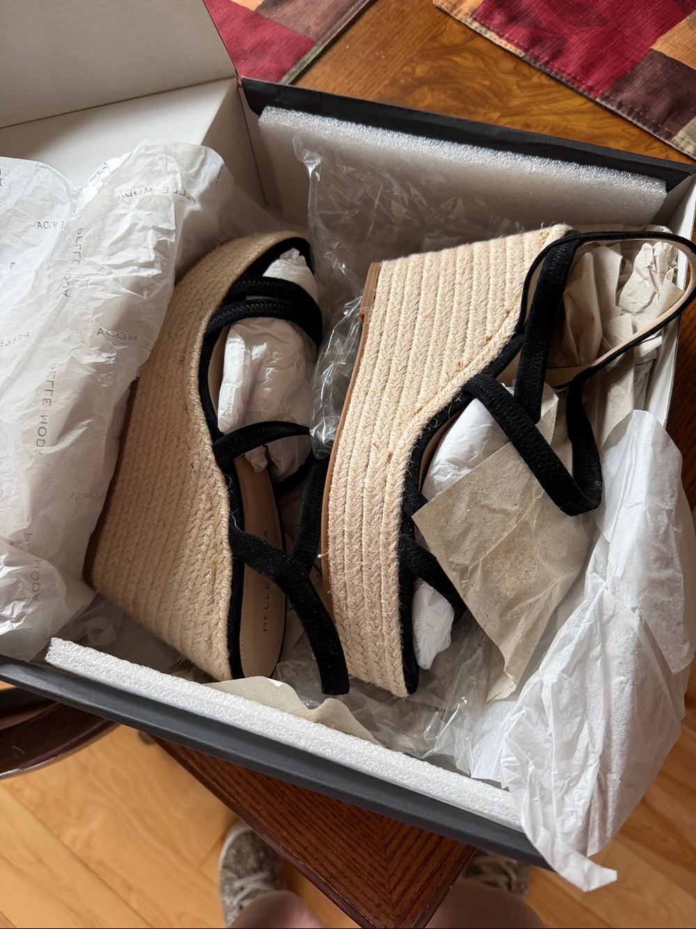 Pelle Moda Dora Wedge Sandals - Picture 4 of 11